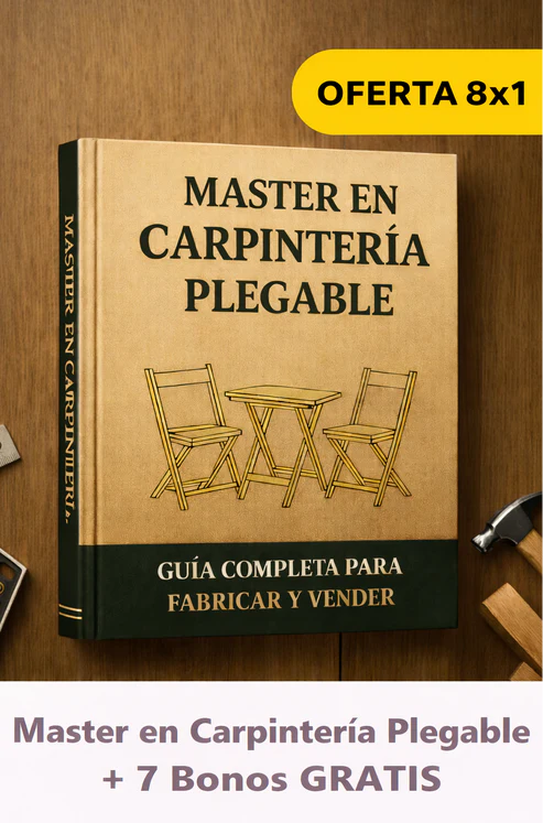 MASTER EN CARPINTERIA™ + 8 BONUS DE REGALO